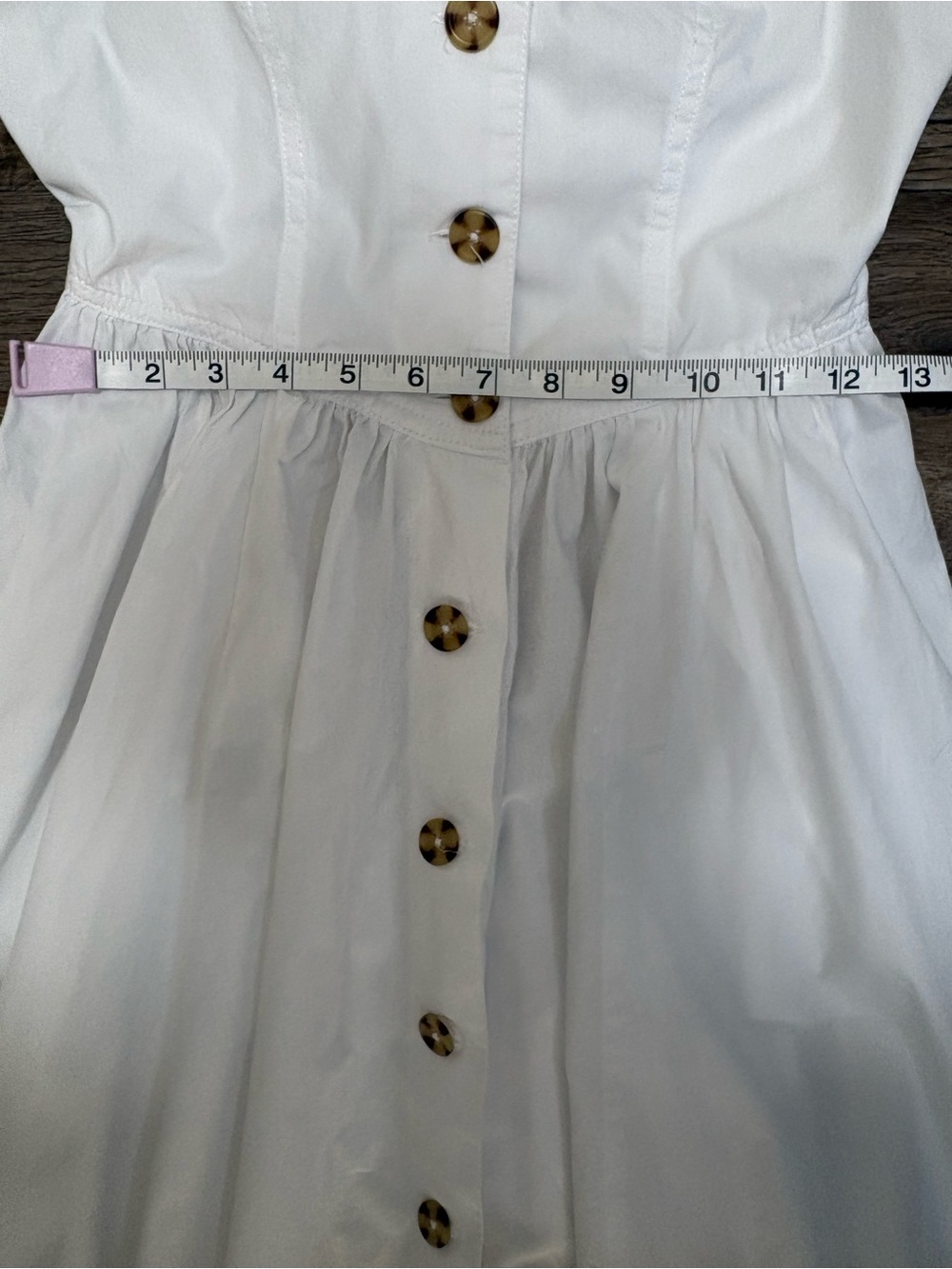 Free People White Button-Front Sundress - Picture 6 of 10